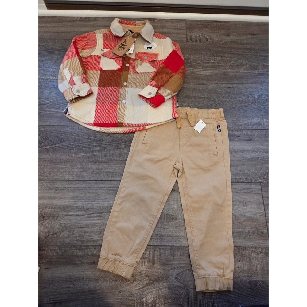 Eddie Bauer toddler boy set 3t‎